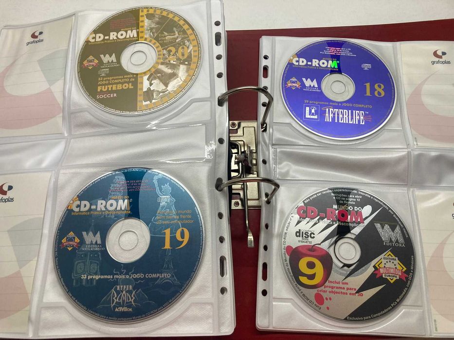 36 CDs "Mundo do CD-Rom: Informática Prática e Descomplicada"