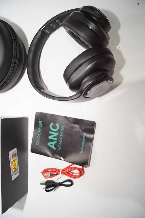 1767 Słuchawki Bluetooth COOCHEER SD-600ANC NFC nauszne mikrofon TF