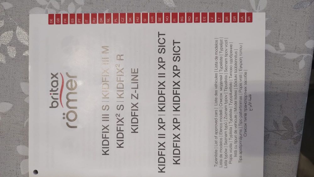 Fotelik Britax Römer KIDFIX s fire Red.