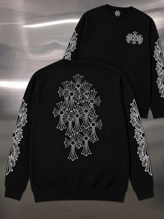 ‼️SALE‼️ Світшот Chrome Hearts, лонг хром/ кофта хром