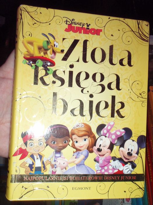 ZŁOTA KSIĘGA BAJEK -  Bohaterowie Disney Junior - 12 bajek