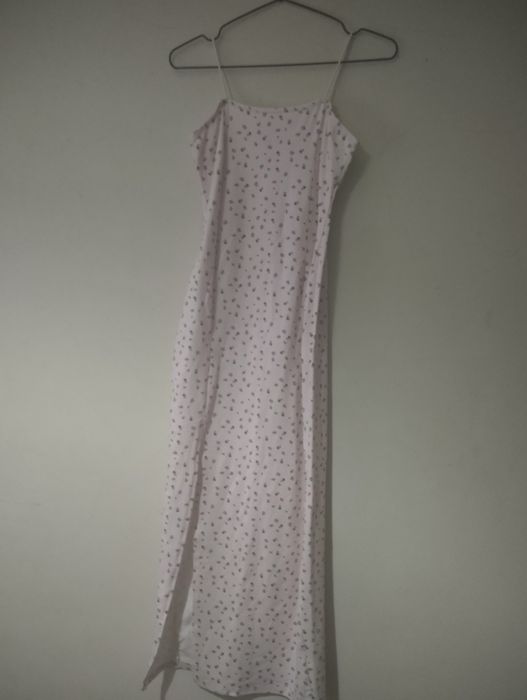 Vestido florido rosa