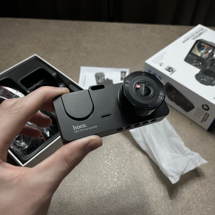 Відеореєстратор Hoco DI63 трьох камерний