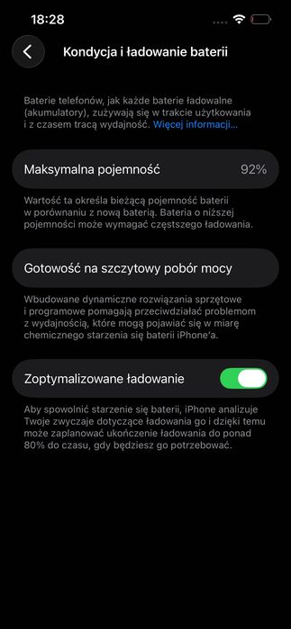 iPhone 13 128GB stan idealny, bateria 92%