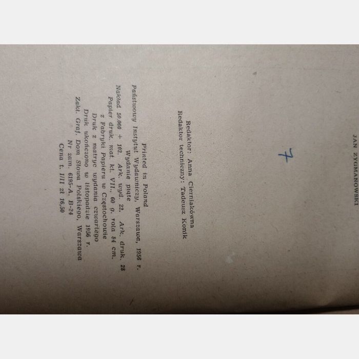 Faraon. Tom 1. Bolesław Prus, 1956 rw