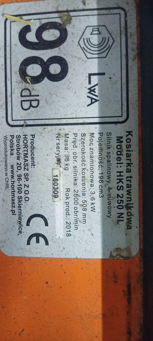 Kosiarka Hortmasz 196cc loncin
