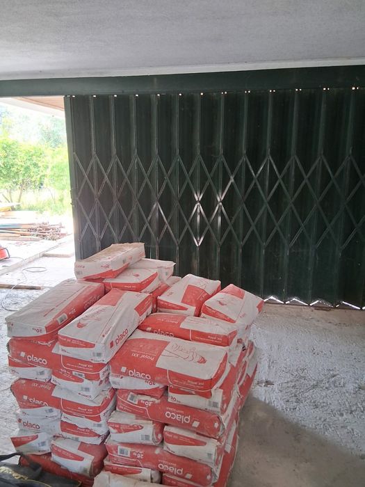 portão de garagem fole
