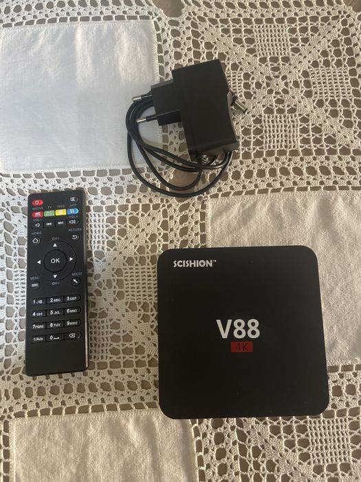 V 88 4k box tv marca scishion
