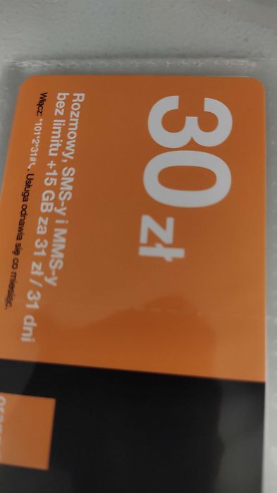 Doładowanie Orange 30