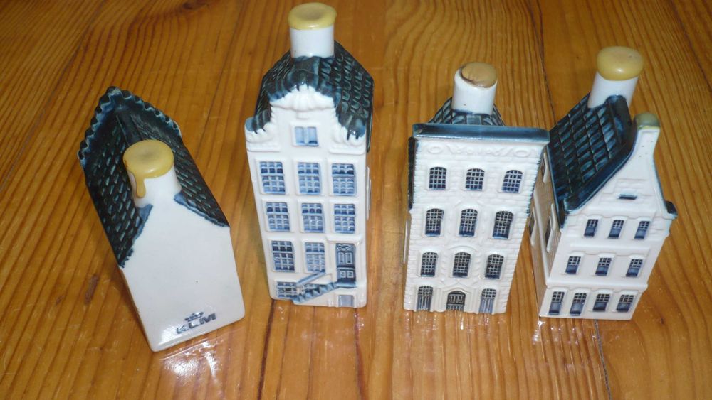 4 Casas Delft Blue - Colecção KLM