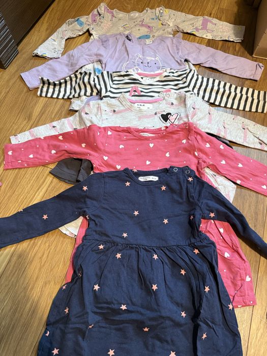 Paczka ubranek dla dziewczynki r. 86/92 H&M KappAhl