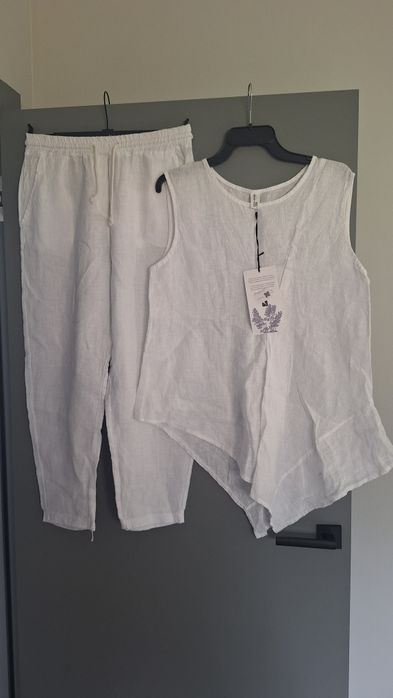 Komplet lniany gioya wiya