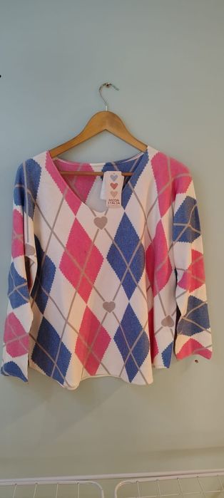 Bluzka damska romby