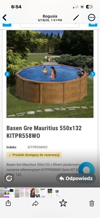Sprzedam basen kanadyjski