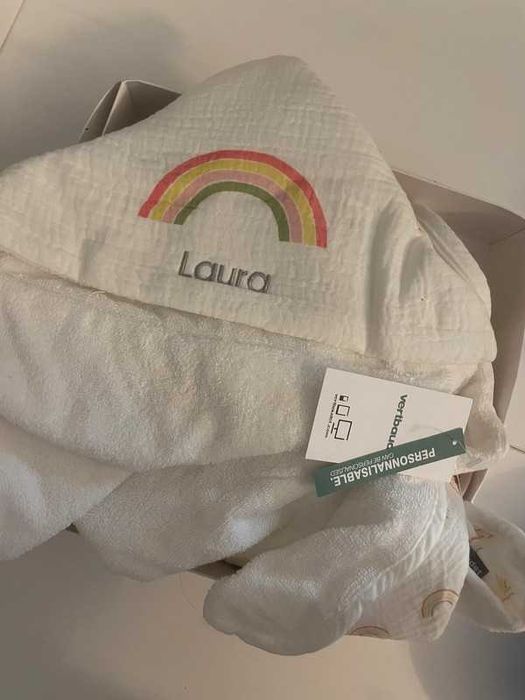 Toalha de banho bebé Vertbaudet