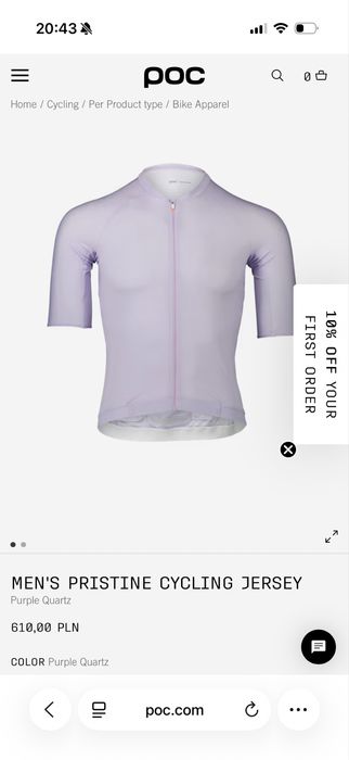 Koszulka kolarska POC Pristine Jersey