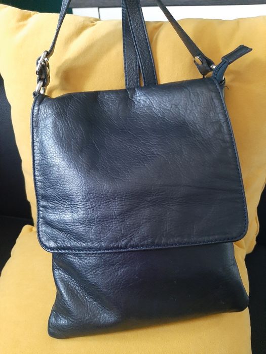 Oryginalna skórzana torba listonoszka Giuliano włoska skóra naturalna