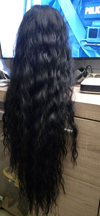 Peruka czarna lace front