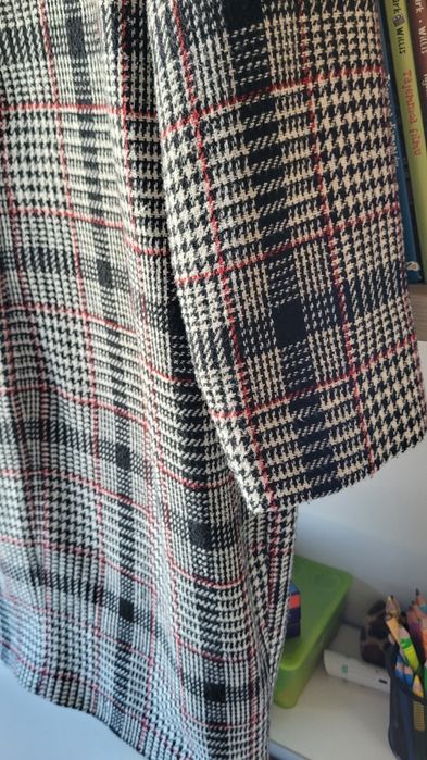 NOWY Płaszcz damski klasyczny przejściowy oversize rozm.38