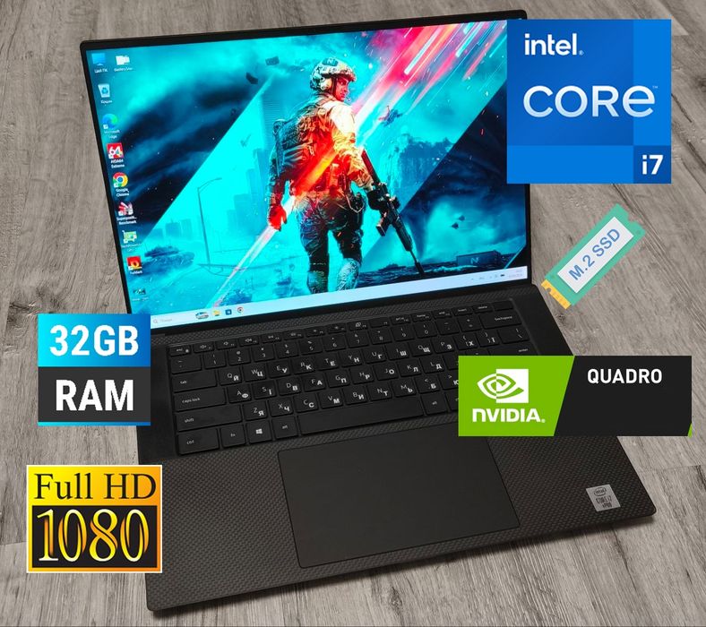 Топовий ігровий i7 5.1GHz GDDR6 NVIDIA/32/512ГБ ссд NVMe/металевий преміум ноутбук/ 550nit матриця/ноутбук для навчання роботи ігр/купити бу ноутбук
