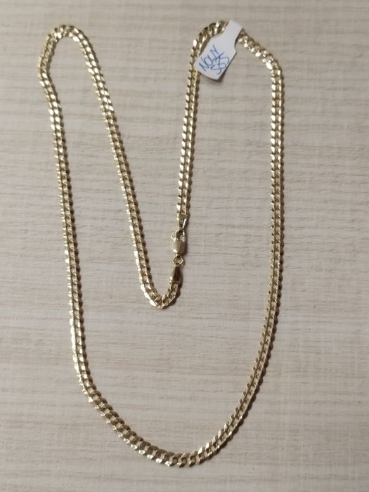 Nowy złoty łańcuch pancerka 585 14k 55cm 11.30gr unikat!!