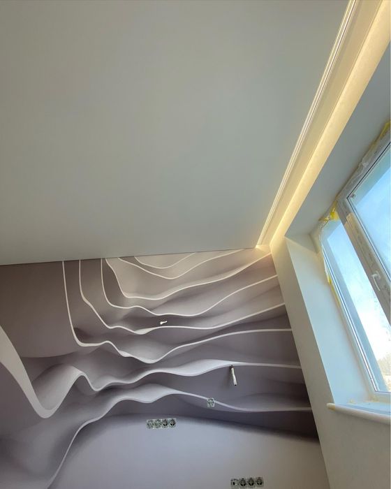 Натяжные потолки Одесса/Натяжні стелі/ парящий,теневой,ниша для штор