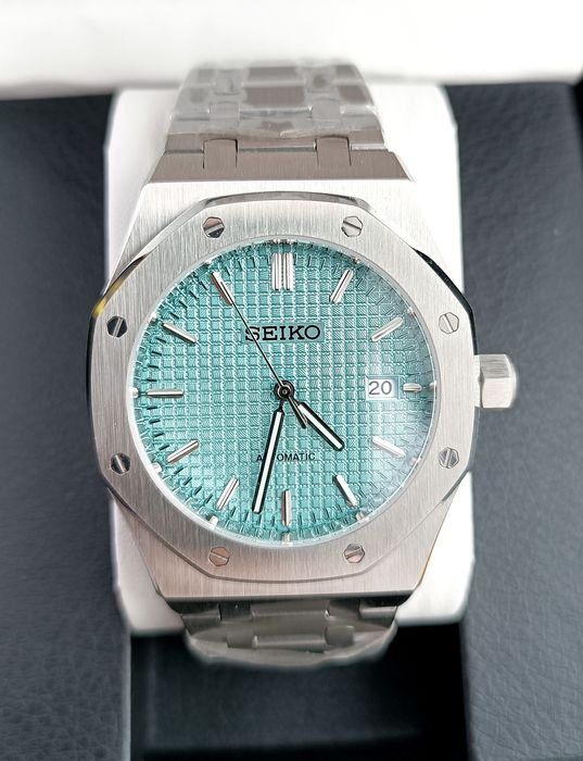 Часы годинник Seiko MOD Audemars з механізмом NH35A
