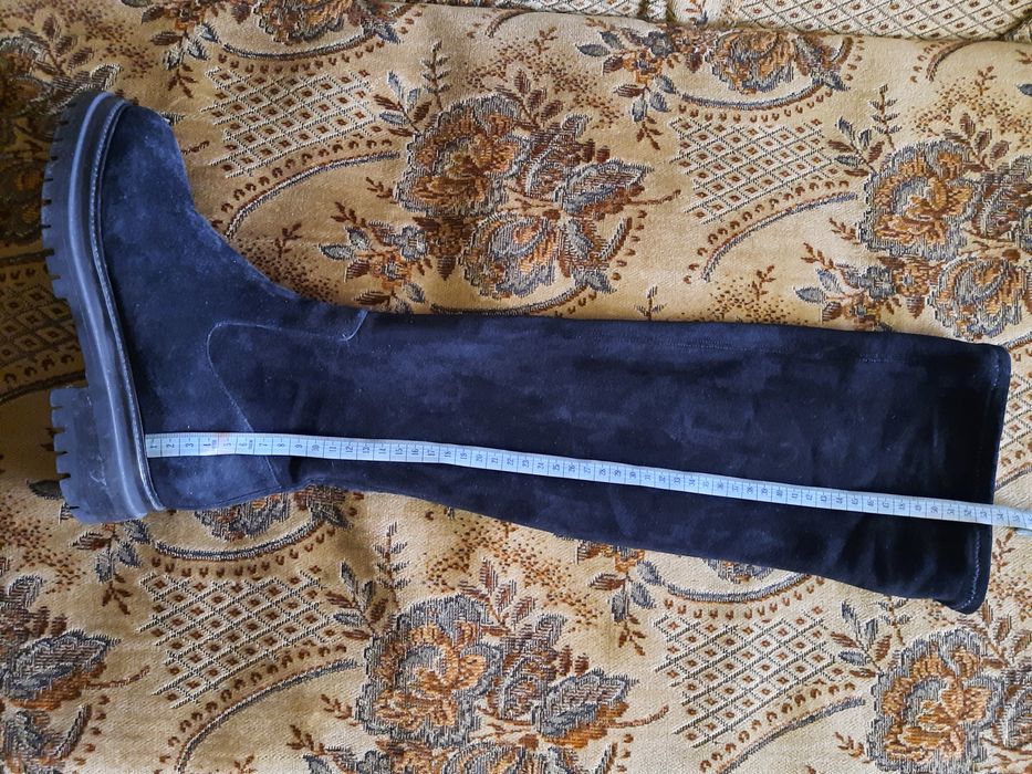 Ботфорты женские на низком ходу