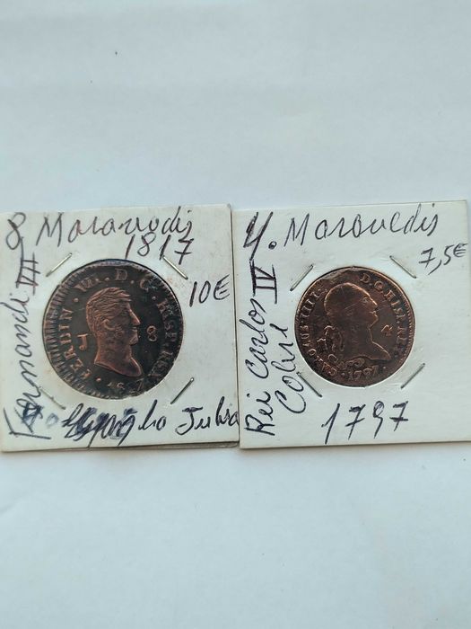 Duas Moedas de Maravedis