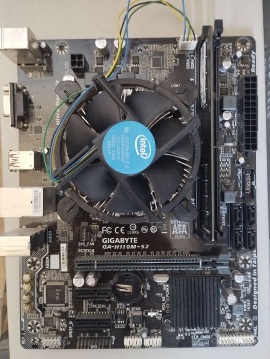 Материнська плата+процесор+пам'ять Gigabyte GA-H110M-S2 (s1151, Intel ...