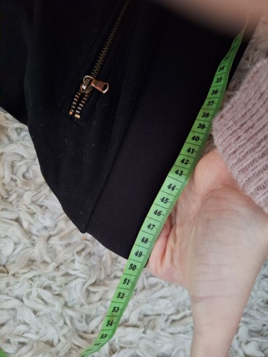 Legginsy damskie z zamkami xl 42