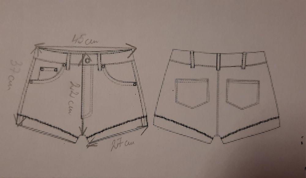 Spodenki kolor khaki rozmiar 42