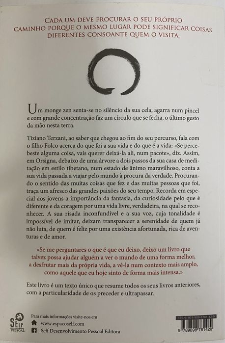 Livro “O Fim é o Meu Início” de Tiziano Terzani