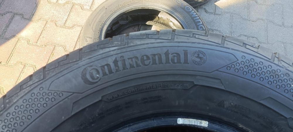 2x opony (nr.S1353) 185R14C Continental ContiVanContact 100