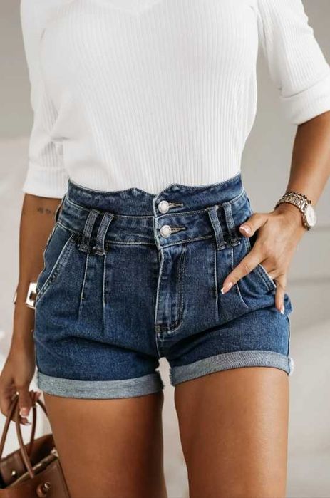 Spodenki damskie Szorty jeansowe m.sara S