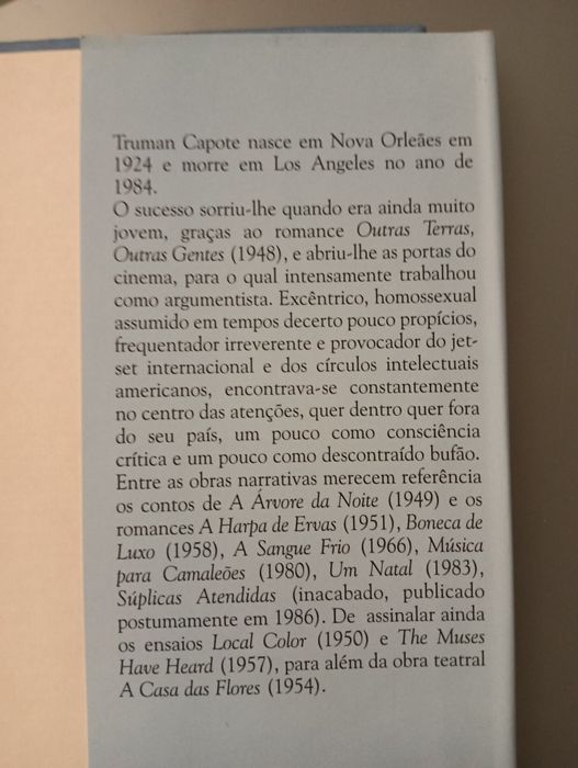 Boneca de Luxo, de Truman Capote; Coleção de Livros Mil Folhas -Novo!*