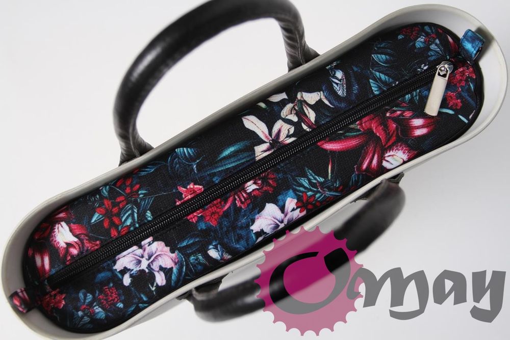 organizer i opaska do OBAG MINI cudne kwiaty sangriowe OMAY