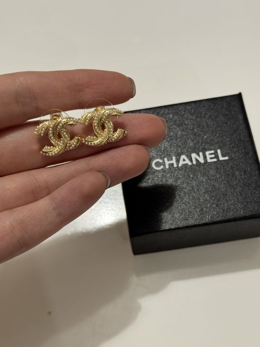 Сережки Chanel