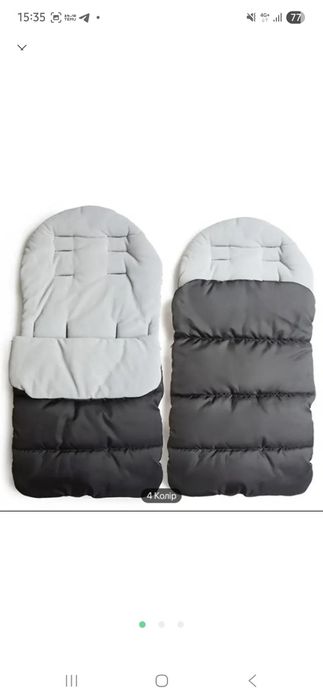 Конверт на флісі зимовий в коляску універсал