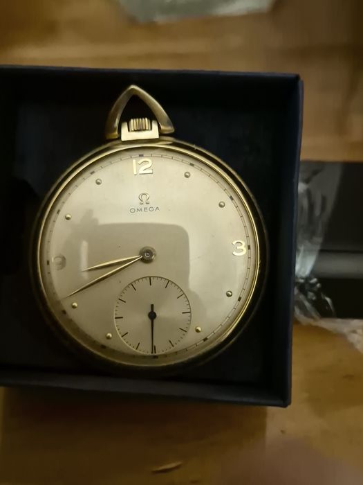 Relógio de bolso omega em ouro