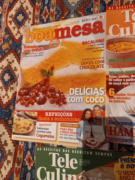 5 revistas de cozinha - Tele Culinária e outras