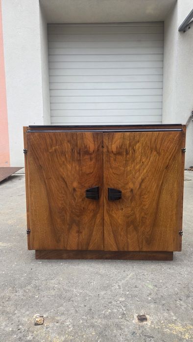 Komoda szafka na winyle Halabala art deco