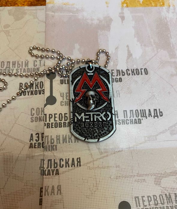 Жетони METRO Exodus/МЕТРО/Metro 2033/ Metro Last Light. Новий.