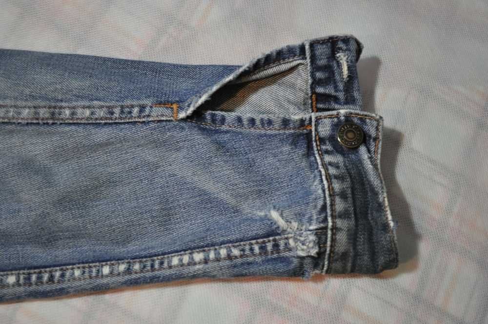 LEVIS L damska kurtka jeansowa vintage poprzecierana p1v 501