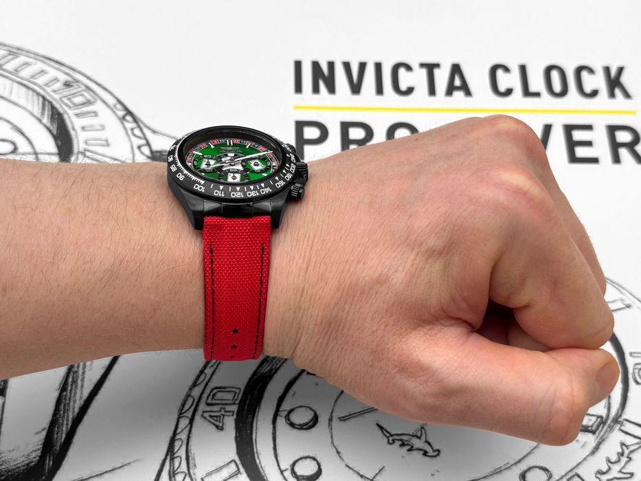 Годинник Invicta SPEEDWAY MONTECARLO 50518 Chronograph 40 мм. 100 MT.