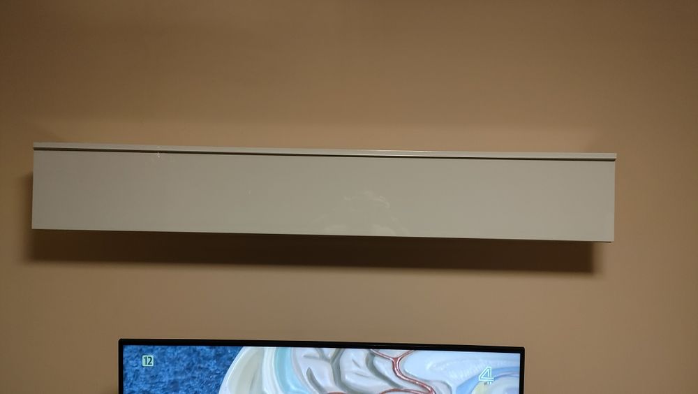 Szafka wisząca RTV biała połysk IKEA