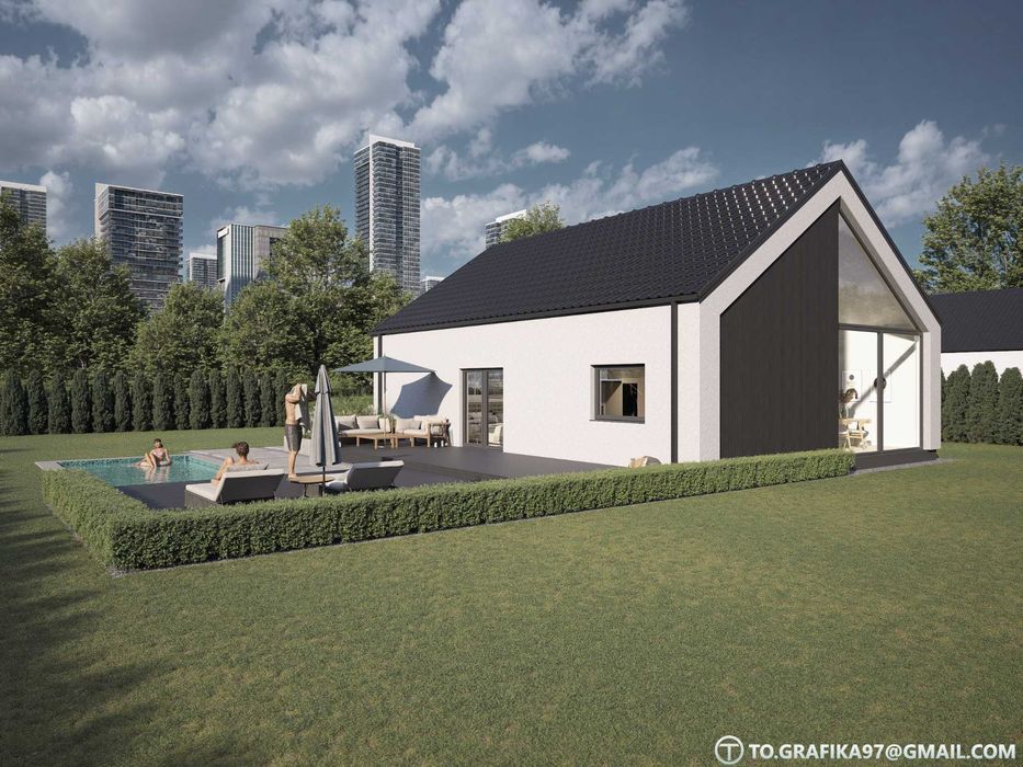 Wykonam Tanio Wizualizacje 3D - Elewacje, Wnętrza (od 300zł!)