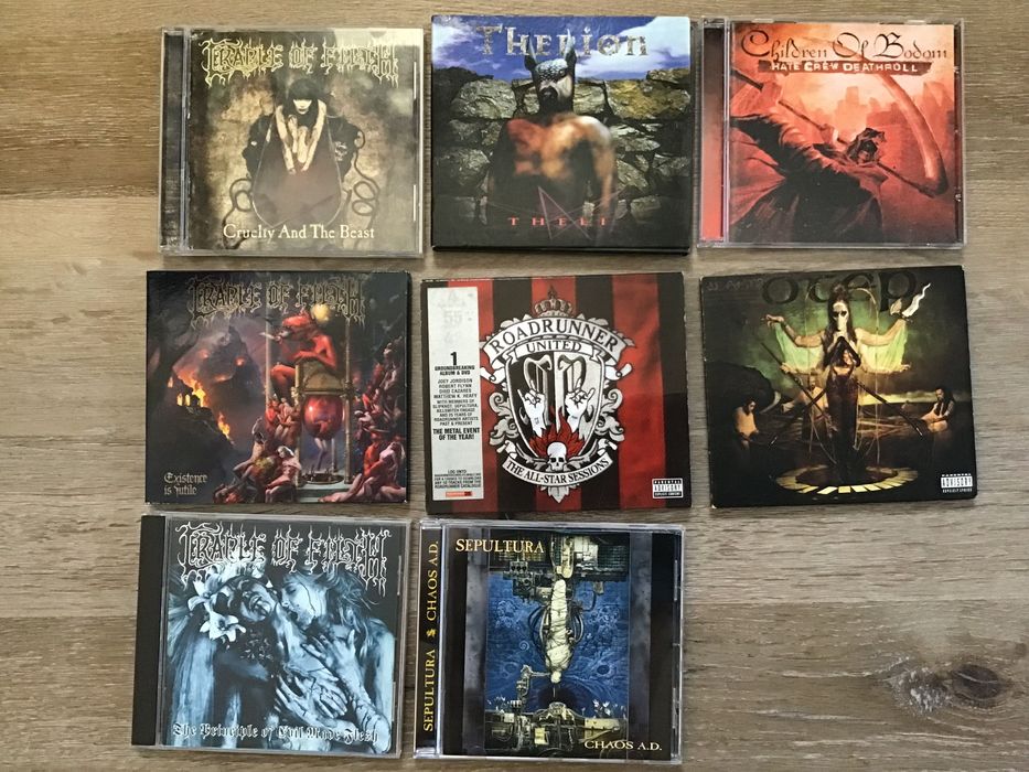 CDs e compilações + DVDs música etc