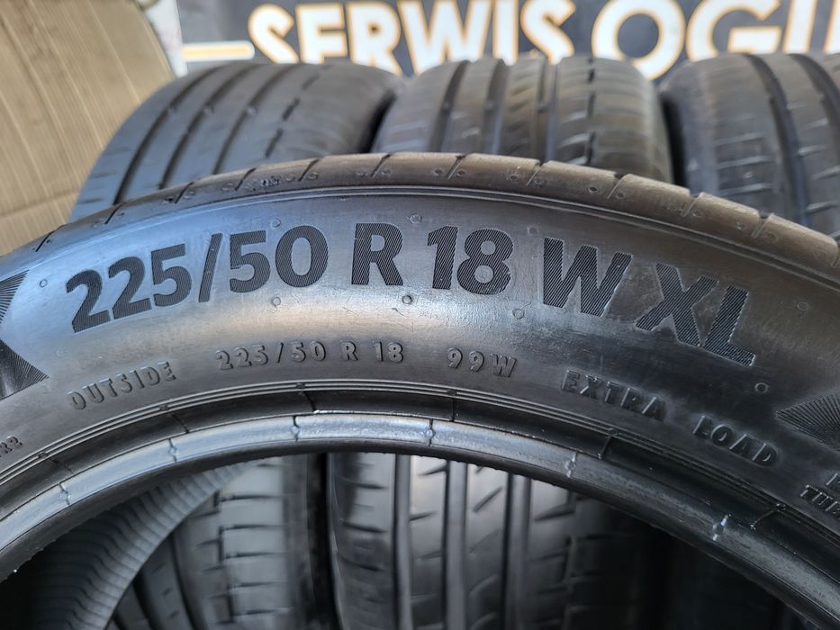Opony letnie 225/50/18 Continental 5,7/6,9mm