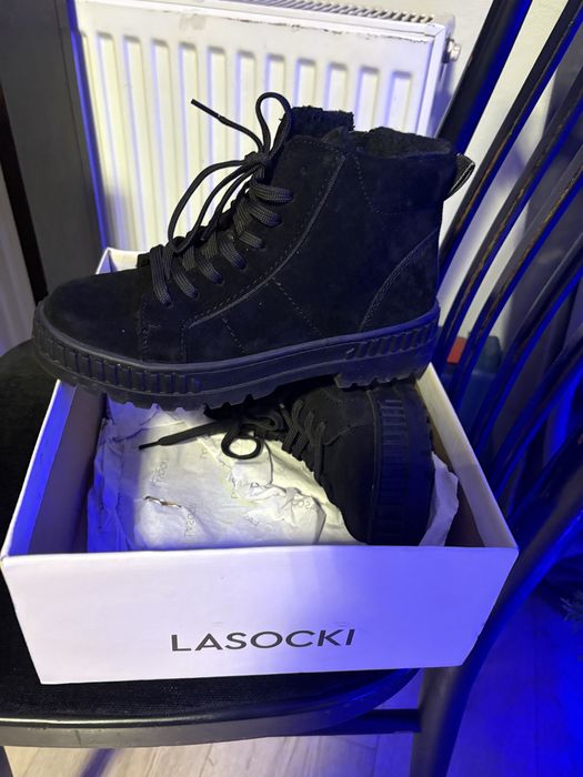 Botki Lasocki 37 zimowe- polecam